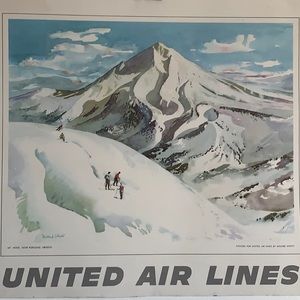 Mt. Hood Portland Oregon Millard Sheets Watercolor